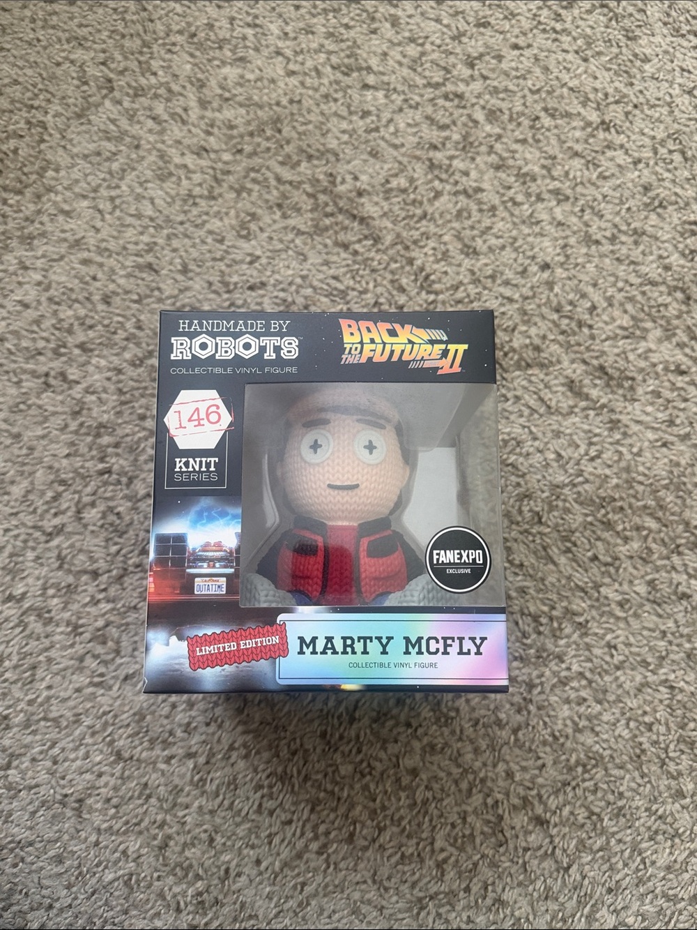 Marty McFly Knit Collectible Figure - Red